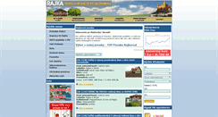 Desktop Screenshot of hotel.rajka.sk