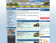 Tablet Screenshot of hotel.rajka.sk